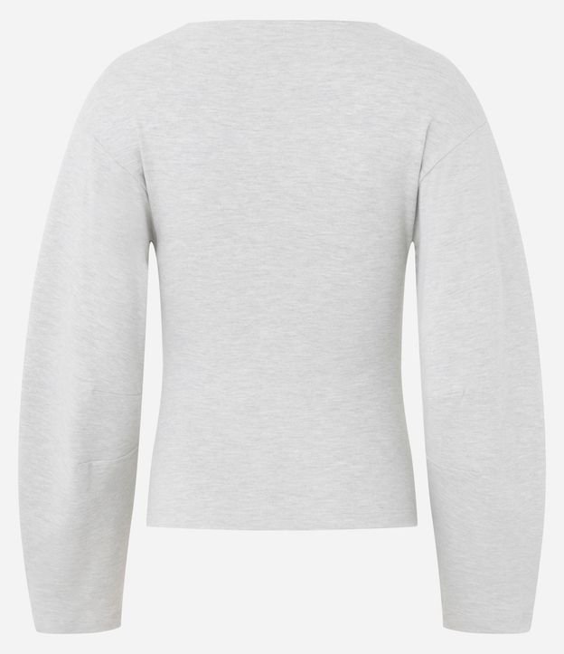 Blusa Regular con Manga Larga Amplia 6