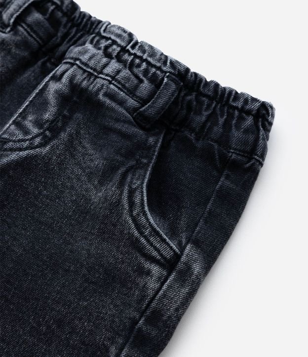 Pantalón Infantil en Jeans con Cintura Elástica – Talle 3 a 18 Meses 4