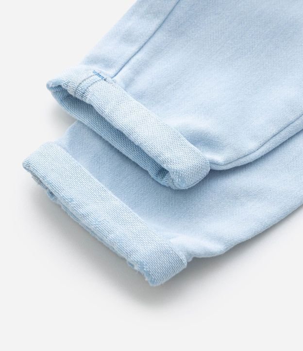 Pantalón Infantil en Jeans con Cintura Elástica y Moña – Talle 3 a 18 Meses 4