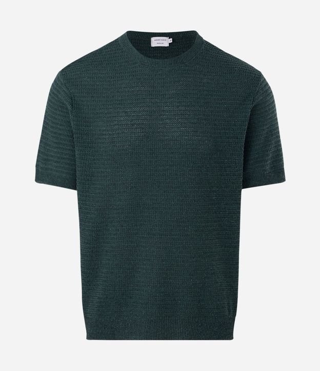 Remera Manga Corta en Tricolina Texturizada 6
