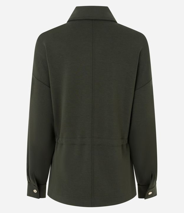 Campera Parka en Modal con Cremallera y Cordón Ajustable 6