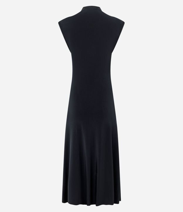 Vestido Midi con Detalle Fruncido Delantero 6