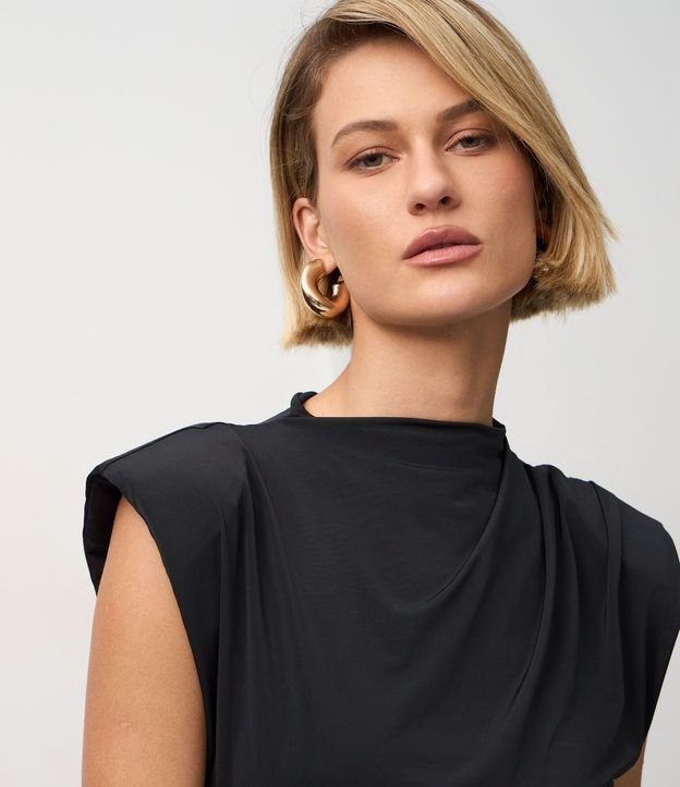 Vestido Midi con Detalle Fruncido Delantero 3
