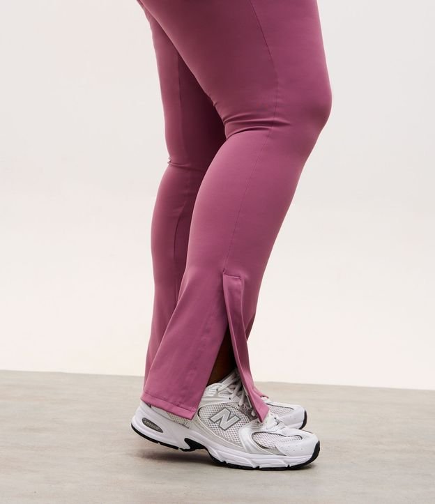 Pantalón Legging Flare Deportiva en Microfibra con Fenda 6