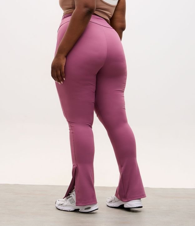 Pantalón Legging Flare Deportiva en Microfibra con Fenda 7