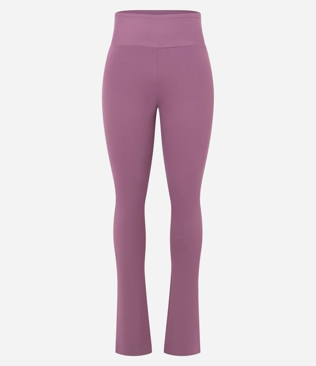 Pantalón Legging Flare Deportiva en Microfibra con Fenda 8