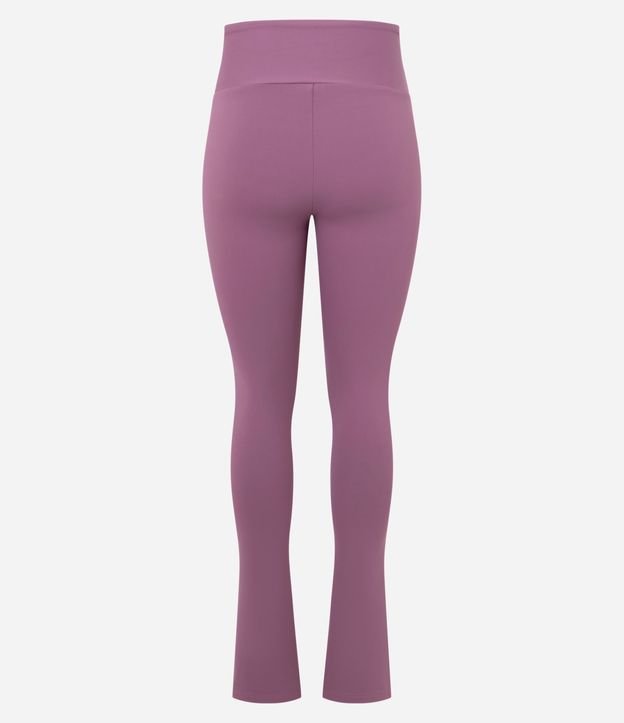Pantalón Legging Flare Deportiva en Microfibra con Fenda 9