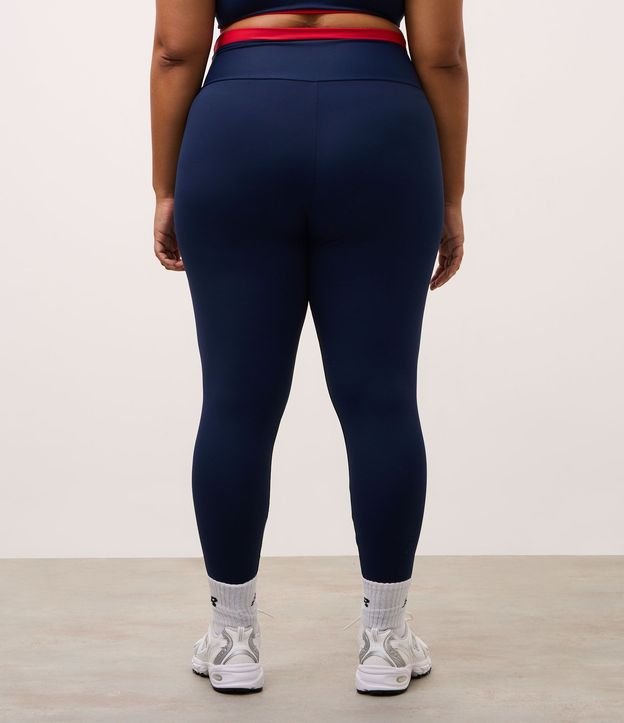 Pantalón Legging Deportiva con Cintura Contrastante 8