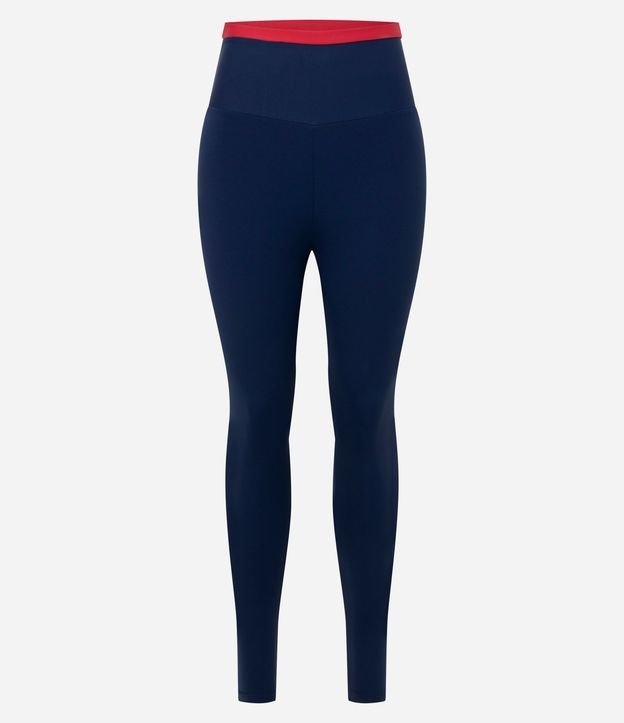 Pantalón Legging Deportiva con Cintura Contrastante 9