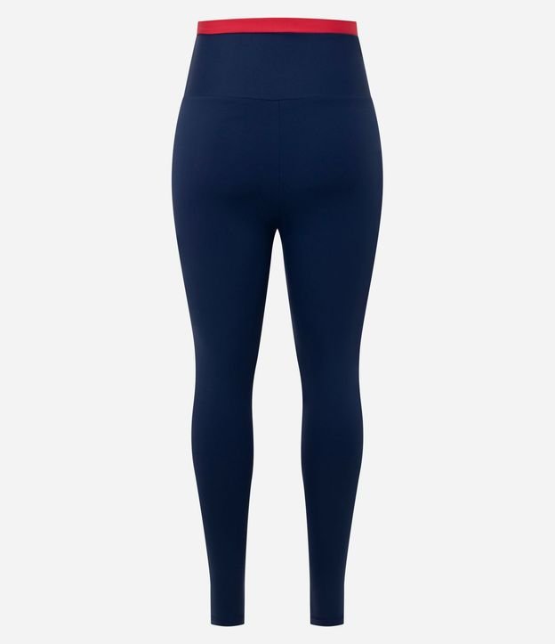 Pantalón Legging Deportiva con Cintura Contrastante 10