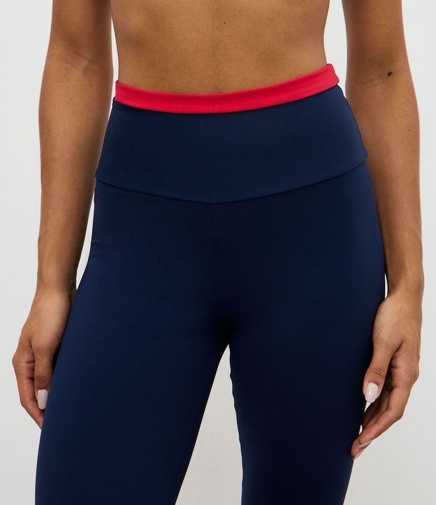 Pantalón Legging Deportiva con Cintura Contrastante 3