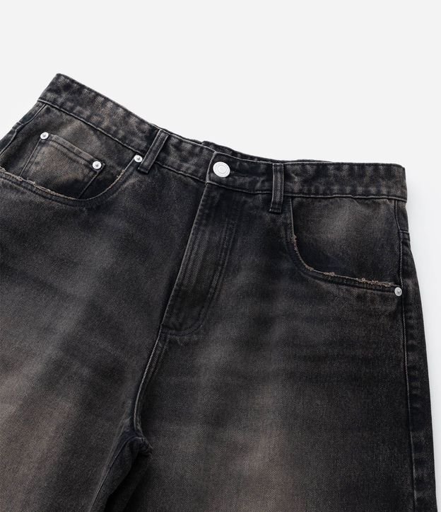 Pantalón Super Baggy en Jeans con Terminación deshilachada 9