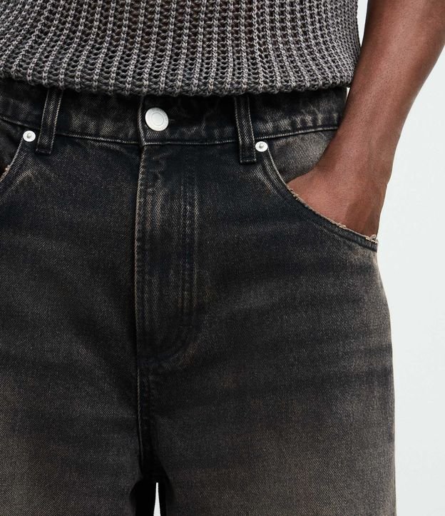 Pantalón Super Baggy en Jeans con Terminación deshilachada 4
