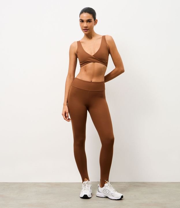 Pantalón Legging Deportiva en Microfibra con Pies 2