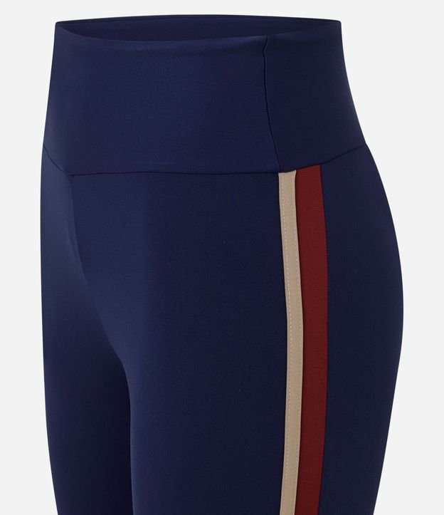 Pantalón Legging Deportiva en Microfibra con Recorte Contrastante 6