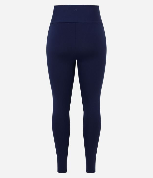 Pantalón Legging Deportiva en Microfibra con Recorte Contrastante 7
