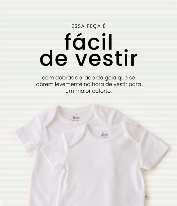 Kit 02 Bodies Infantil con Estampa de Oso – Talle 0 a 18 Meses 7
