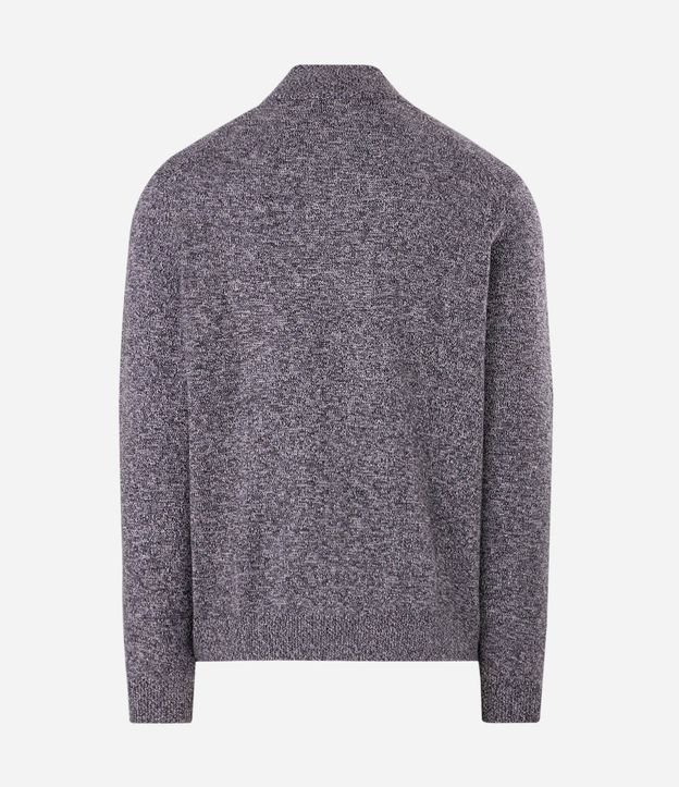 Suéter Texturizado con Cuello Half Cremallera 8