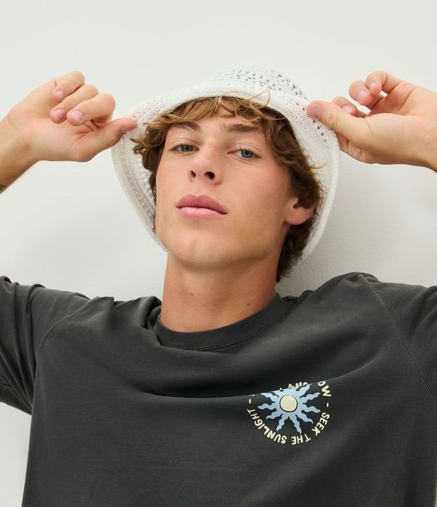 Sombrero Bucket Ganchillo