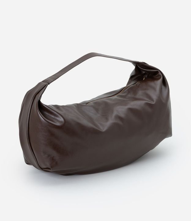 Cartera Hobo Glossy Grande en PU con Asa Ancha 3