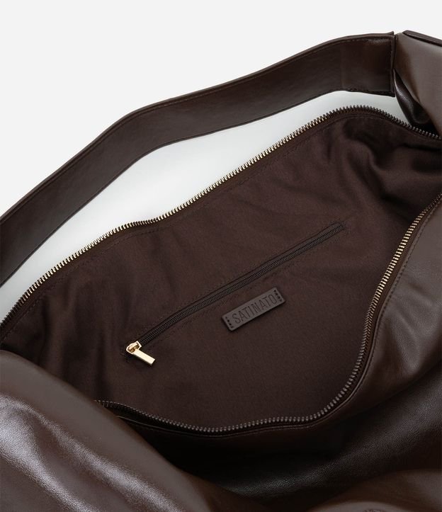 Cartera Hobo Glossy Grande en PU con Asa Ancha 7