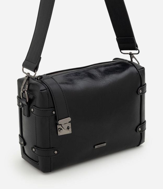 Cartera Shoulder Mediana en PU con Bretel Ancho