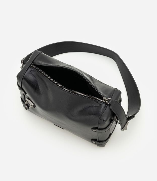 Cartera Shoulder Mediana en PU con Bretel Ancho 6