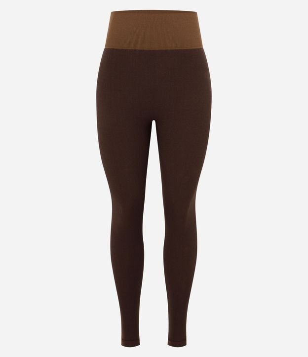 Pantalón Legging Deportiva en Microfibra con detalle Contrastante 5