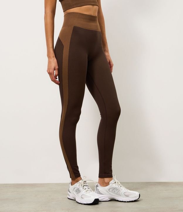 Pantalón Legging Deportiva en Microfibra con detalle Contrastante 2