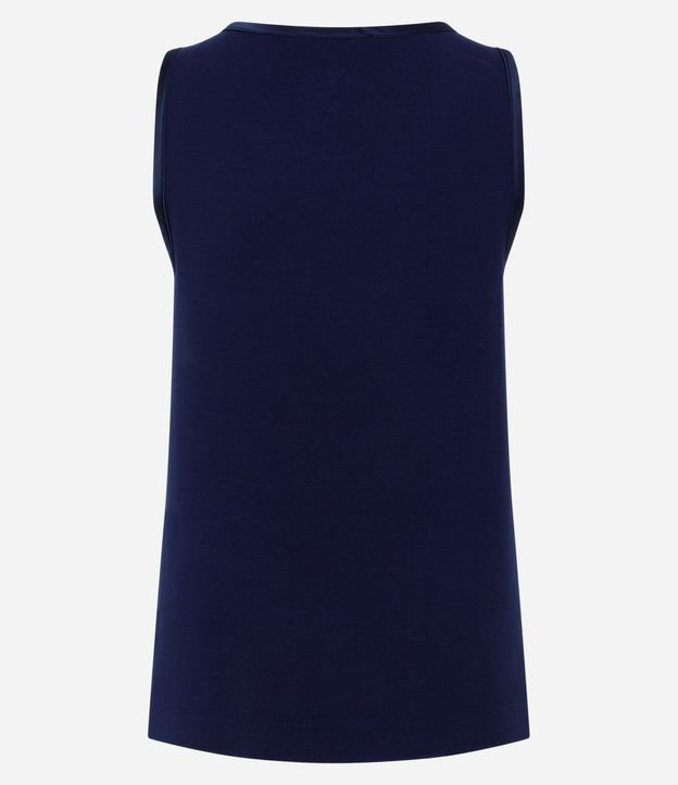 Blusa Básica en Viscosa con Cuello Redondo 2