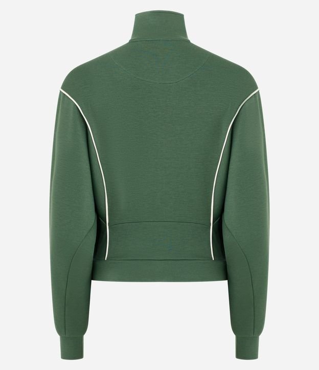 Campera Deportiva en Microfibra con Frisos Contrastantes 6