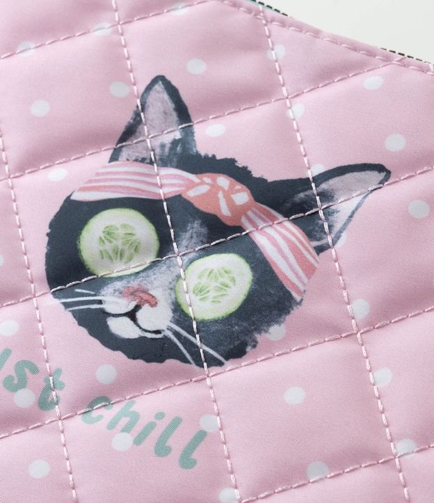 Neceser Sobre con Estampa de Gato 5