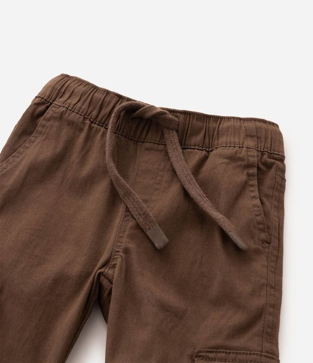Pantalón Jogger Infantil en Sarga con Bolsillos Cargo - Talle 1 a 6 años 5