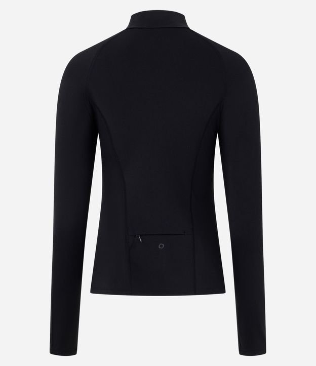Campera Deportiva Ajustada en Microfibra con Bolsillo 9