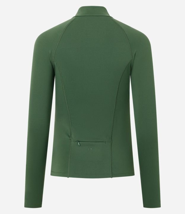 Campera Deportiva Ajustada en Microfibra con Bolsillo 7
