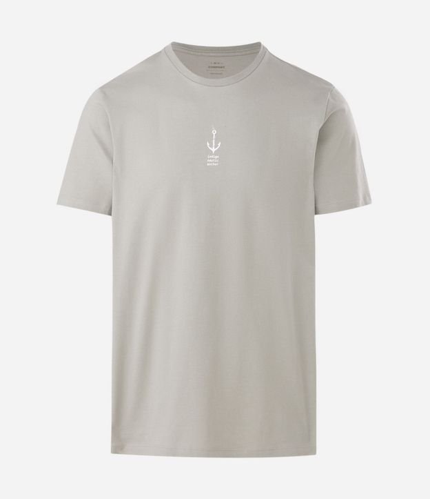 Remera Regular en Algodón con Estampado Náutica Áncora 5