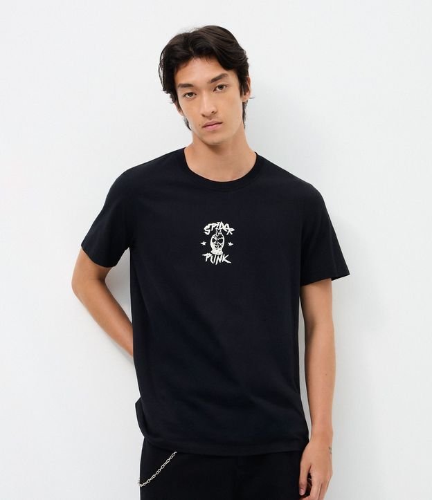 Remera Manga Corta en Algodón Spider-Man Punk 4