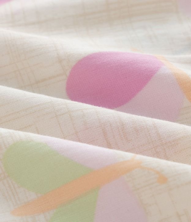 Vestido Infantil con Estampado Mariposas y Pompón – Talle 1 a 6 años 4