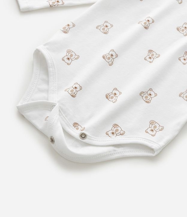 Body Infantil Manga Larga con Estampa de Osos – Talle RN a 18 Meses 6