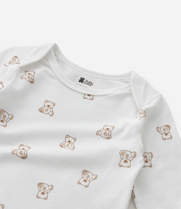 Body Infantil Manga Larga con Estampa de Osos – Talle RN a 18 Meses 7