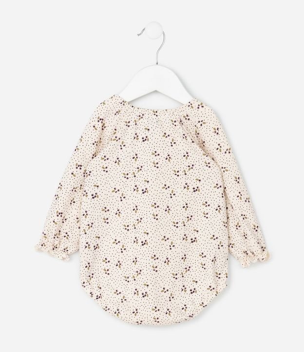 Body Infantil Anarruga Floral Liberty – Talle 0 a 18 Meses 3