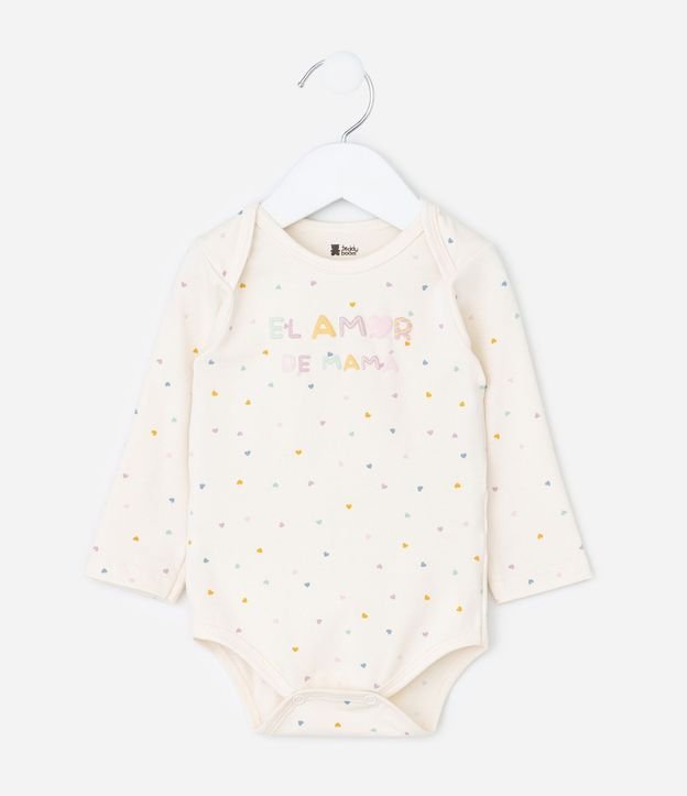 Body Infantil con Lettering El Amor de Mamá – Talle RN a 18 Meses 2