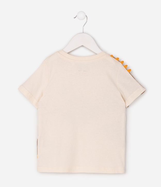 Remera Infantil en Algodón Dinosaurio Interactivo - Talle 1 a 6 años 3