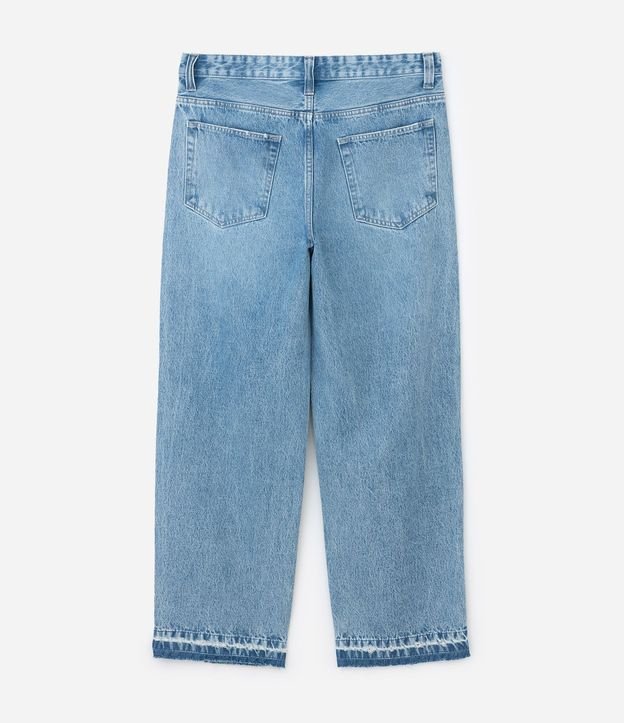 Pantalón Baggy Relaxed en Jean con Roturas 5