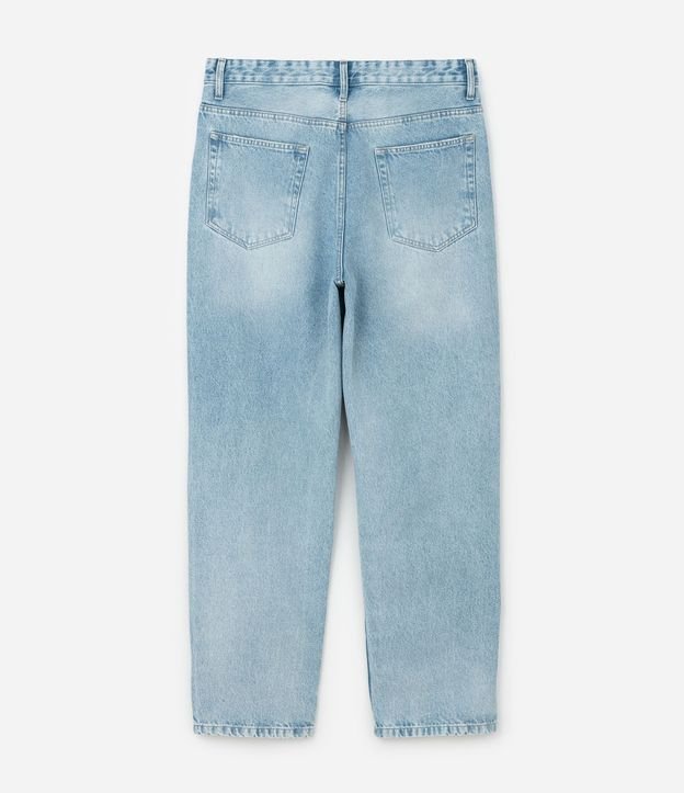 Pantalón Baggy en Jeans con Lettering Grafite 6
