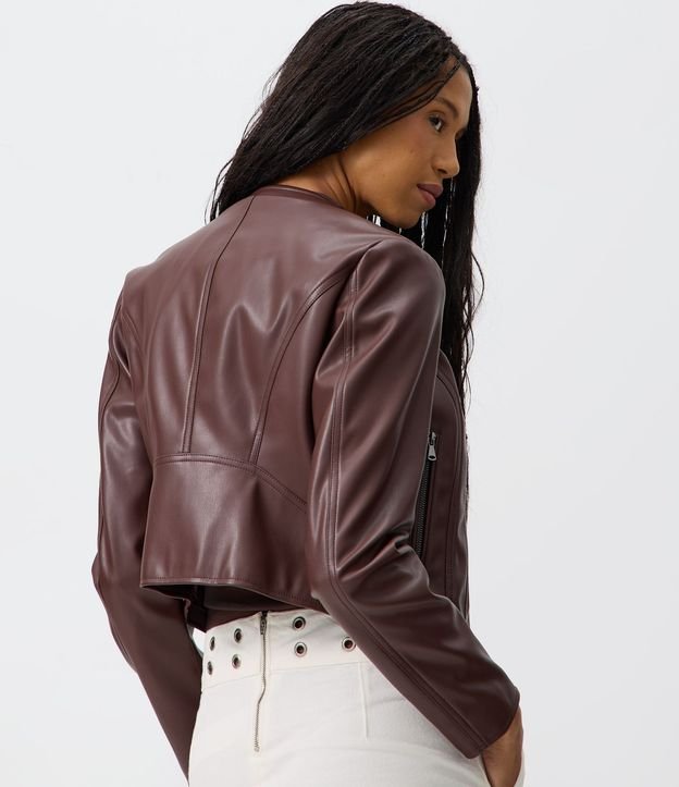 Campera Básica en Pu con Cierre Track 3