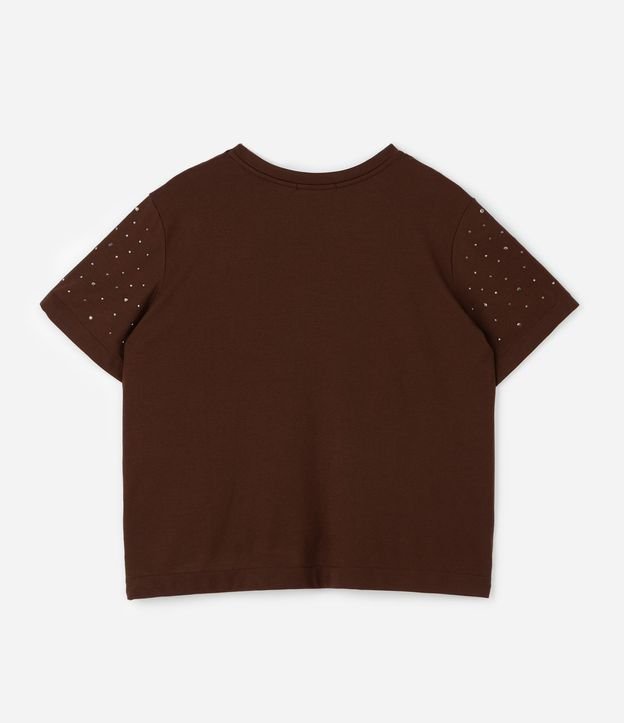 Remera con Brillos Salpicados Curve & Plus Size 5
