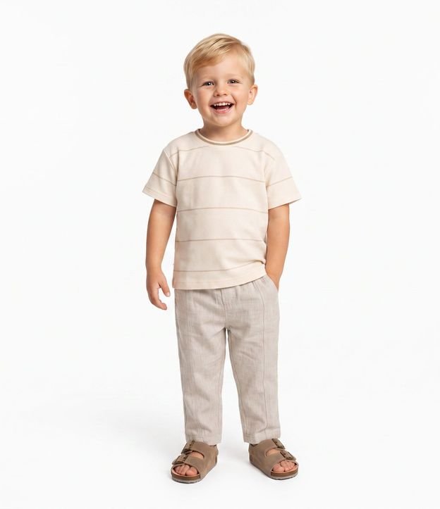 Pantalón Infantil con Cintura Elástica - Talle 1 a 6 años