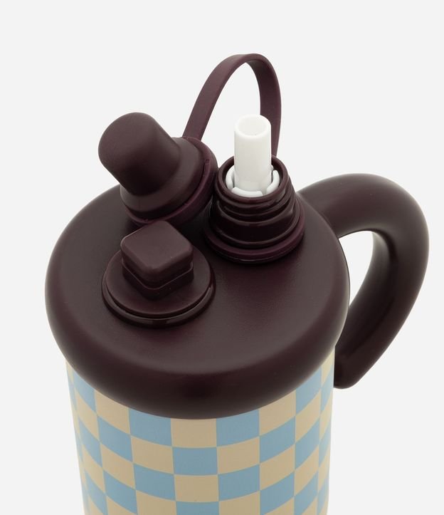 Vaso Térmico con Estampa de Cuadros 750ml 2
