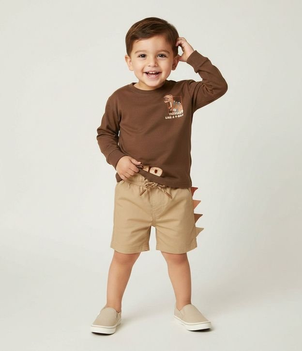 Bermuda Infantil de Baño con Detalle Interactivo – Talle 1 a 6 años